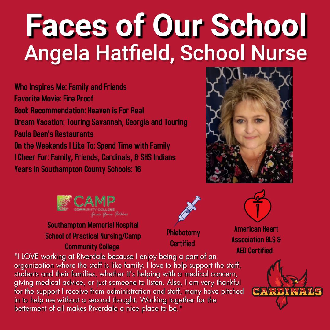 Spotlight on Mrs. Hatfield, School Nurse!